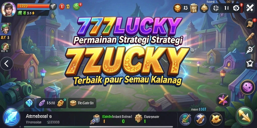 Screenshot utama <strong>777LUCKY</strong> menampilkan aksi gameplay SLG yang dinamis.