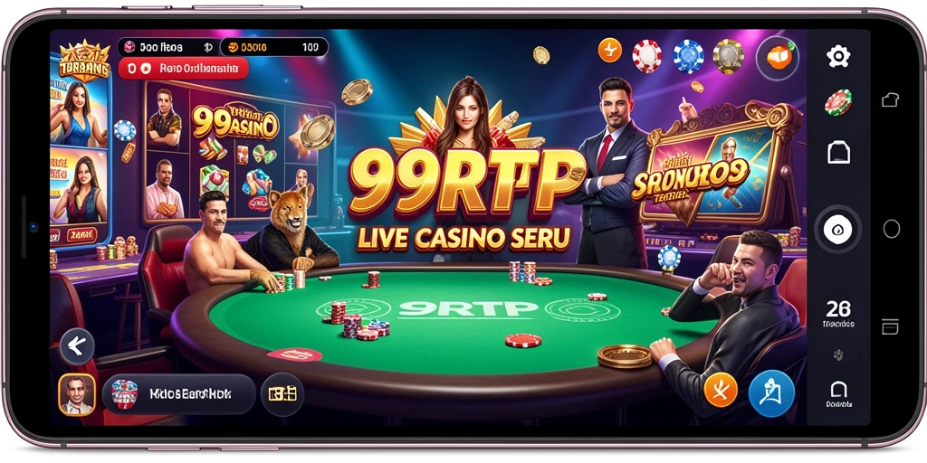 Screenshot gameplay <strong>Live Casino</strong> yang menampilkan dealer profesional dan atmosfer kasino.