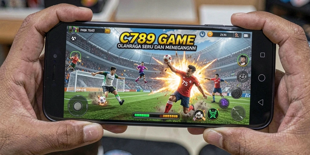 Tampilan gameplay C789 yang seru dengan aksi olahraga nyata.