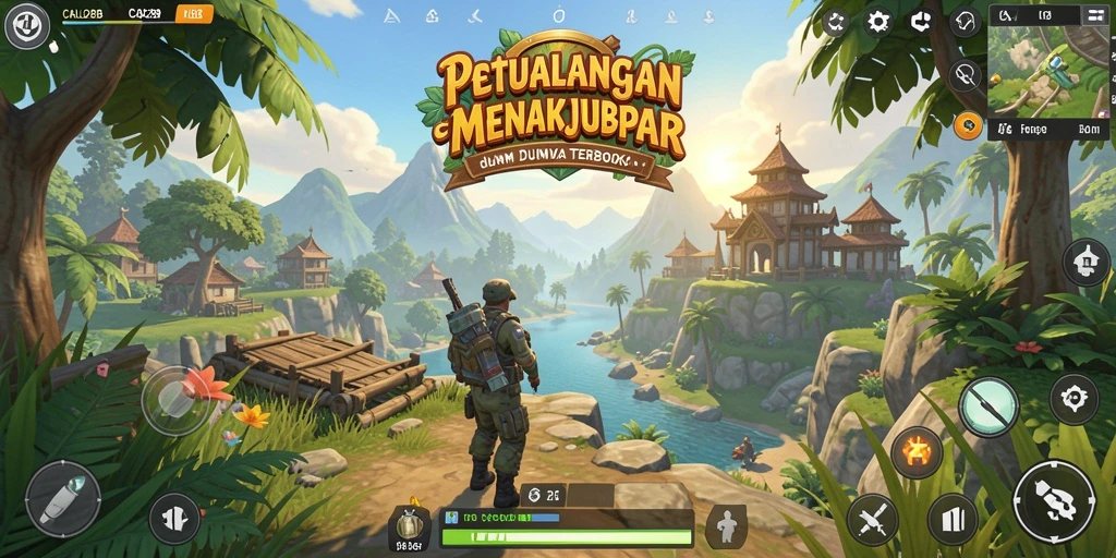 Tangkapan layar gameplay CALO288 menampilkan petualangan epik dalam dunia terbuka yang luas.
