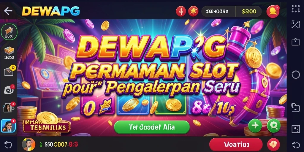 Tampilan gameplay Slot DEWAPG yang mengasyikkan dan penuh warna.