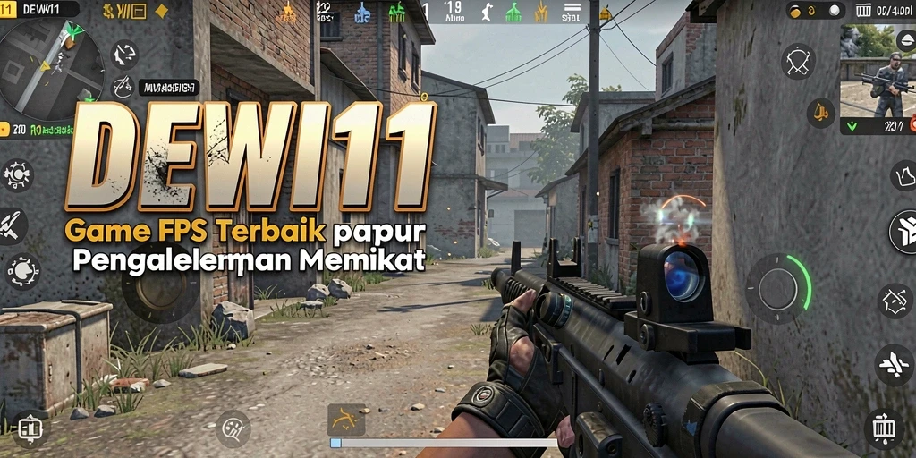 Tampilan seru dari aksi tembak-menembak dalam DEWI11.