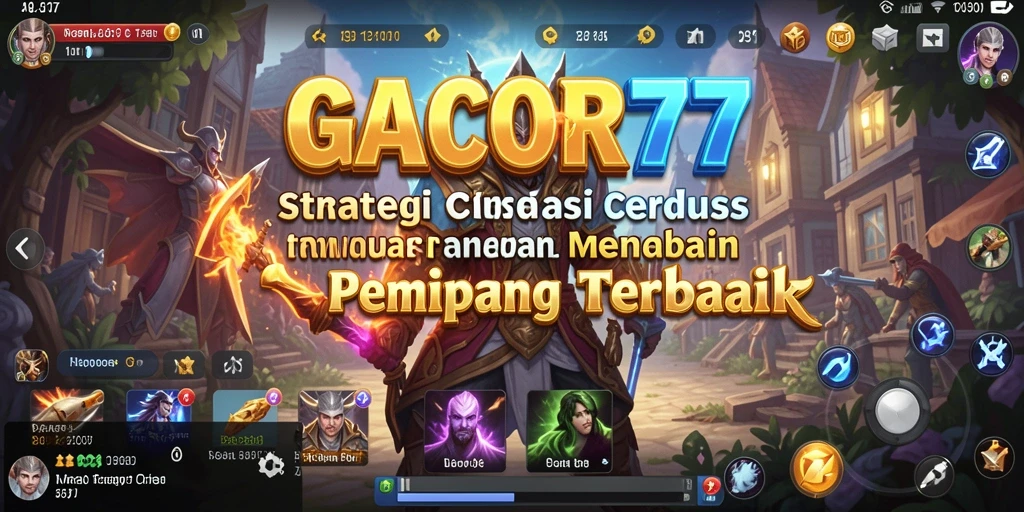 Tampilan gameplay GACOR77 yang mendebarkan dan penuh strategi.