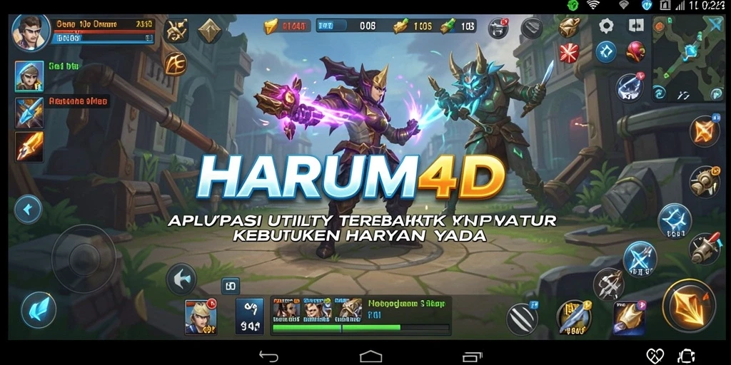 Screenshot aplikasi HARUM4D yang menunjukkan antarmuka pengguna yang intuitif.