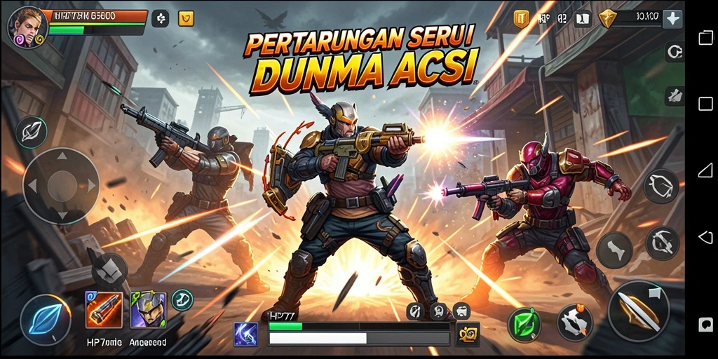 Tampilan aksi seru dalam gameplay HP777 yang mendebarkan.