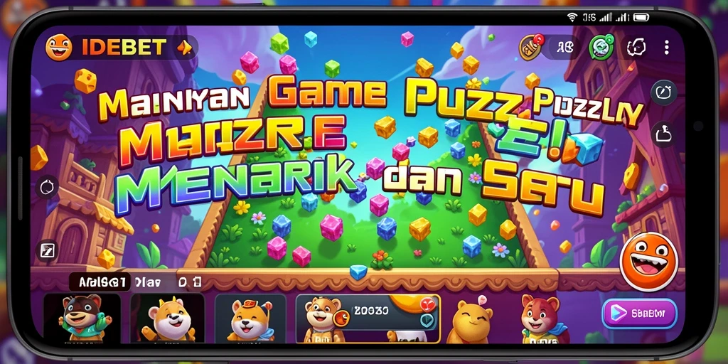 Tampilan menarik dari gameplay IDEBET dengan teka-teki seru.