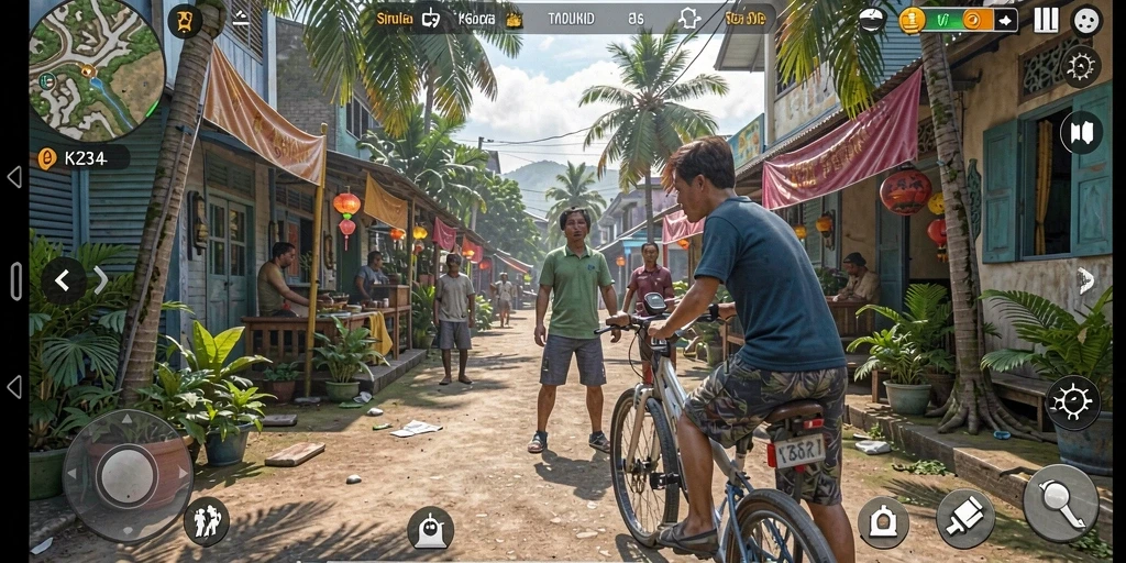 Tampilan gameplay K234 yang menakjubkan dalam simulasi kehidupan.