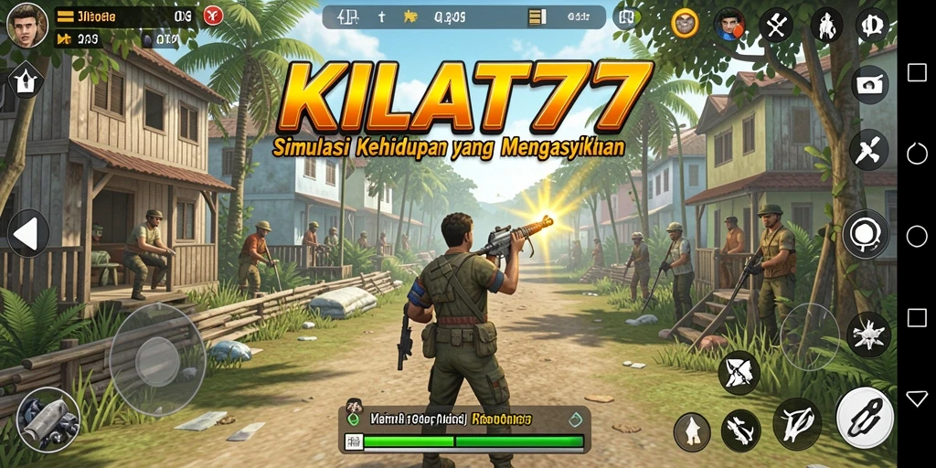 Tampilan gameplay KILAT77 yang memukau dan interaktif.