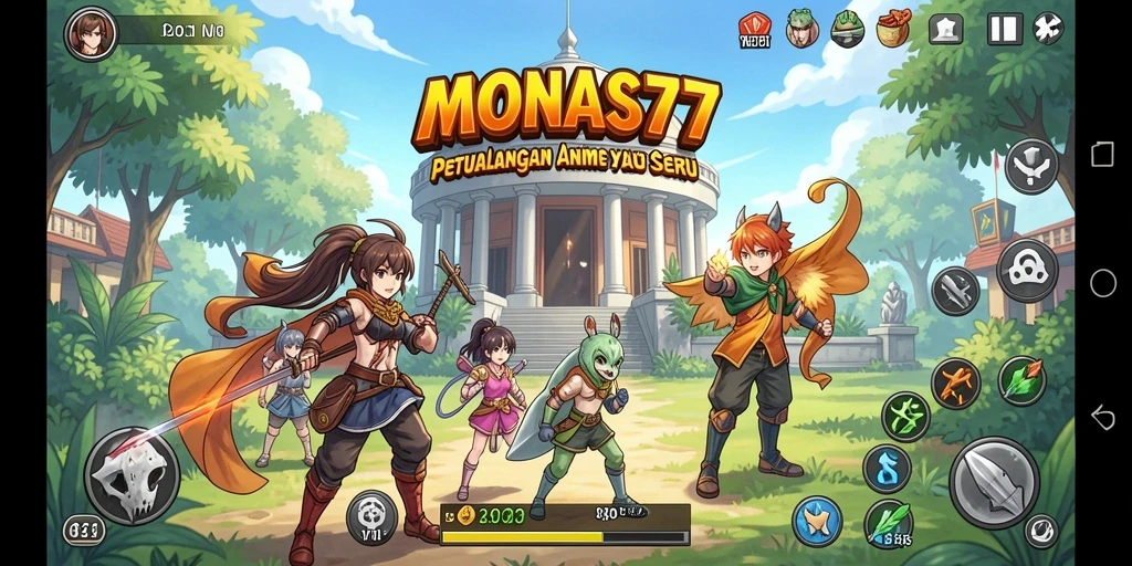 Gameplay MONAS77 yang memukau dengan karakter Anime terkenal.