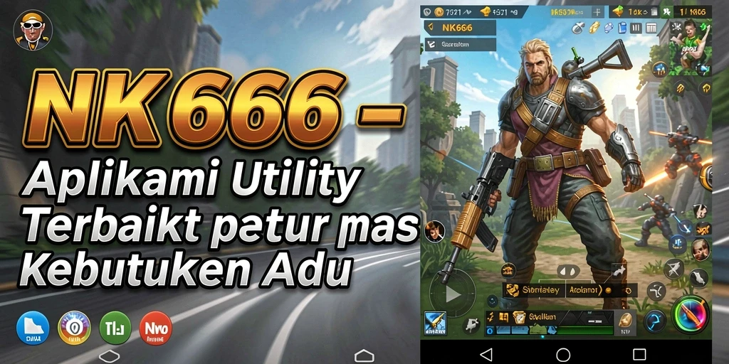 Tampilan utama NK666 dengan semua fitur Utility yang ditawarkan.
