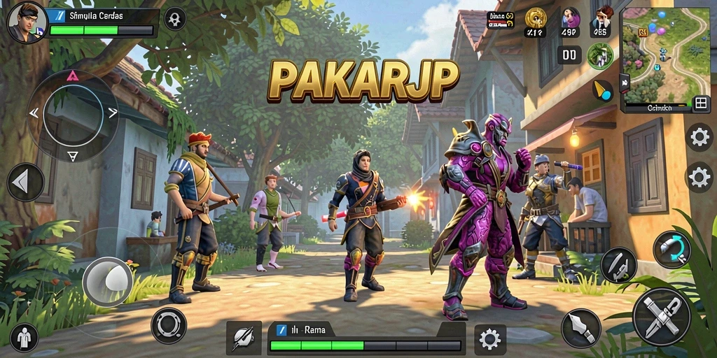 Tampilan gameplay menarik dari PAKARJP yang menguji keterampilan simulasi.