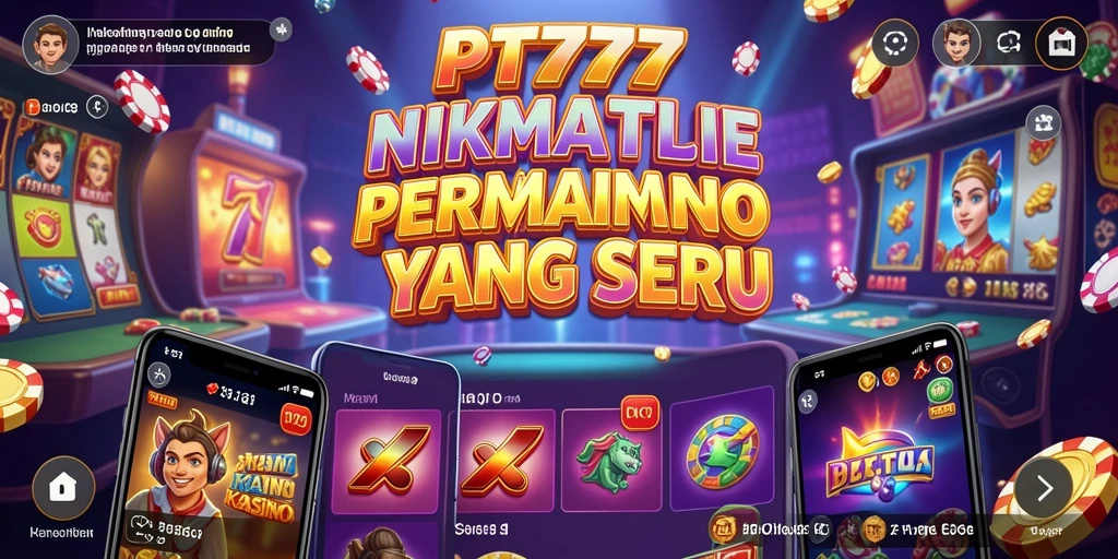 Tampilan menarik dari gameplay Kasino di PT777.