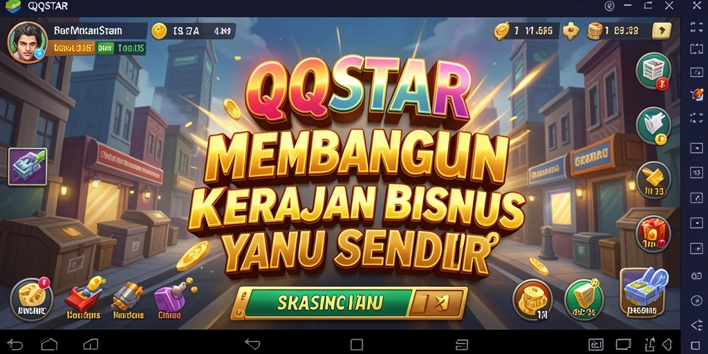 Tampilan gameplay QQSTAR yang mendebarkan dan penuh strategi Tycoon.