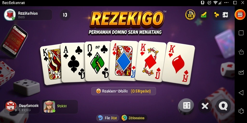 Tampilan gameplay yang seru dan menantang dalam permainan Domino.
