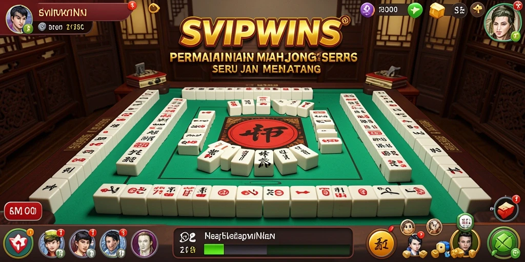 Tampilan gameplay Mahjong yang menarik dan penuh warna.