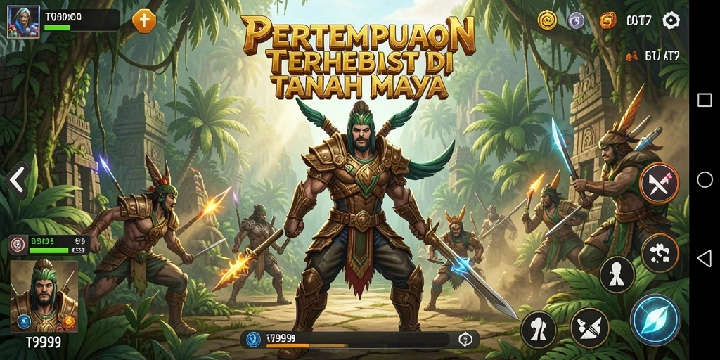 Gameplay intens dan strategi cerdas di T9999.