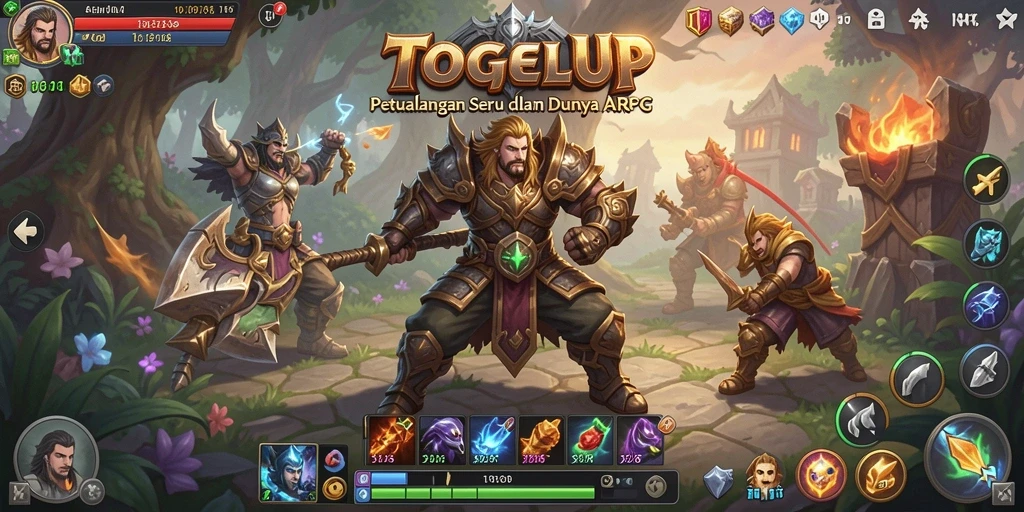 Tampilan gameplay seru di dunia fantasi TOGELUP.