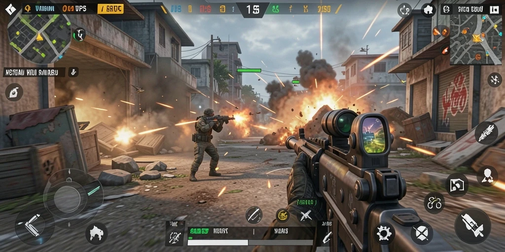 Gameplay intens dan mendebarkan dari VC55 dalam TPS.
