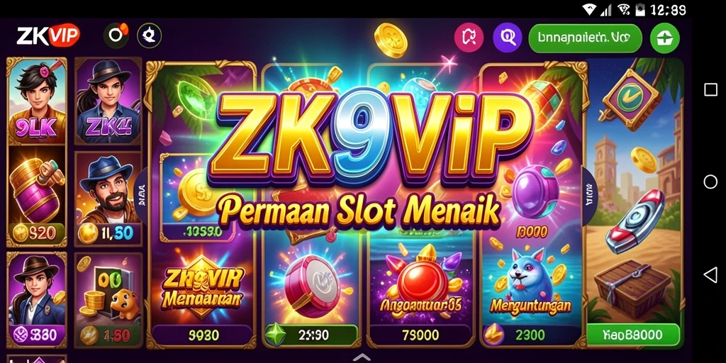 Gameplay seru ZK9VIP dengan banyak pilihan slot.